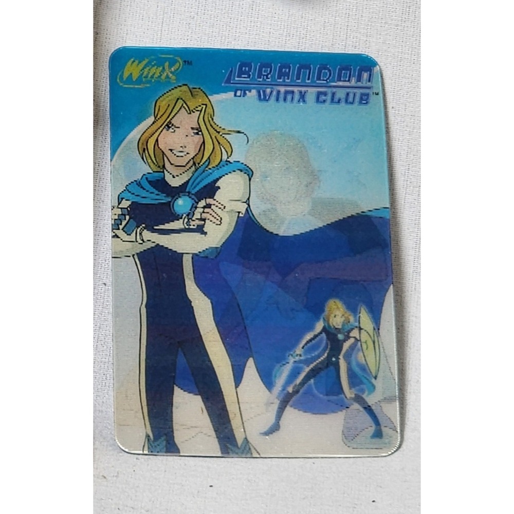WINX Club Brandon Hero Doll Trading Card- 2004 Season 1 Vintage Mattel